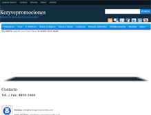 Tablet Screenshot of keryvepromociones.com